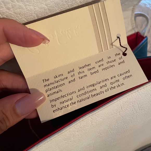 CARLOS FALCHI LEATHER white/multi color Tribal clutch bag - Picture 3 of 12